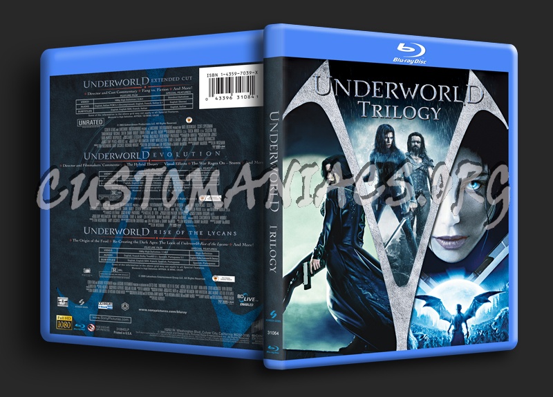 Underworld trilogy blu-ray cover