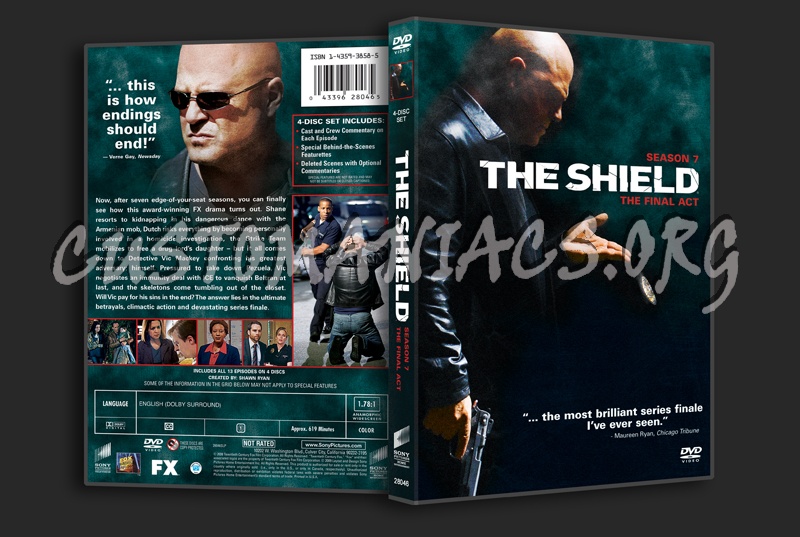 The Shield Season 7 dvd cover