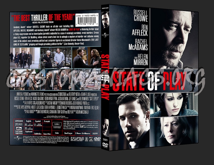 State Of Play dvd cover