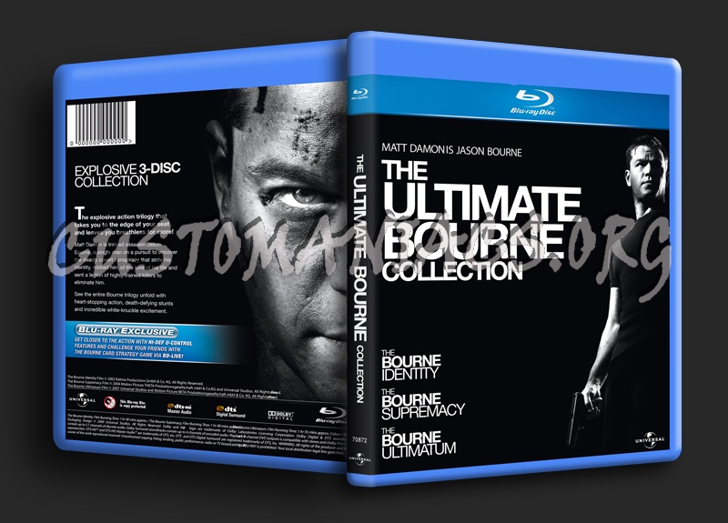 The Ultimate Bourne Collection blu-ray cover