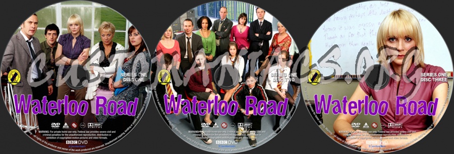 Waterloo Road Season 1 dvd label