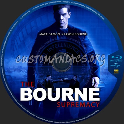 The Bourne Collection blu-ray label