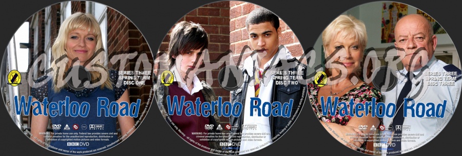 Waterloo Road Season 3 Spring Term dvd label