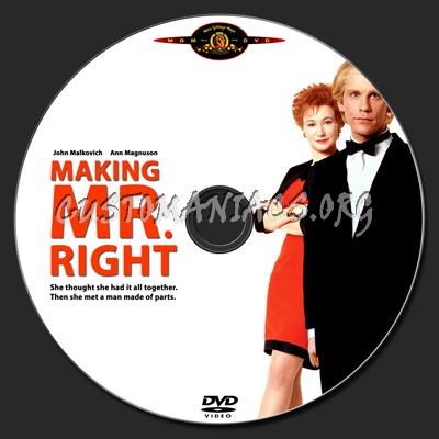 Making Mr Right dvd label