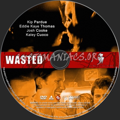 Wasted dvd label