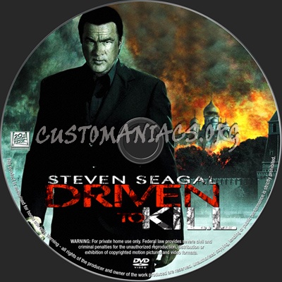 Driven to Kill dvd label