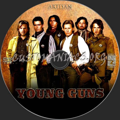 Young Guns dvd label