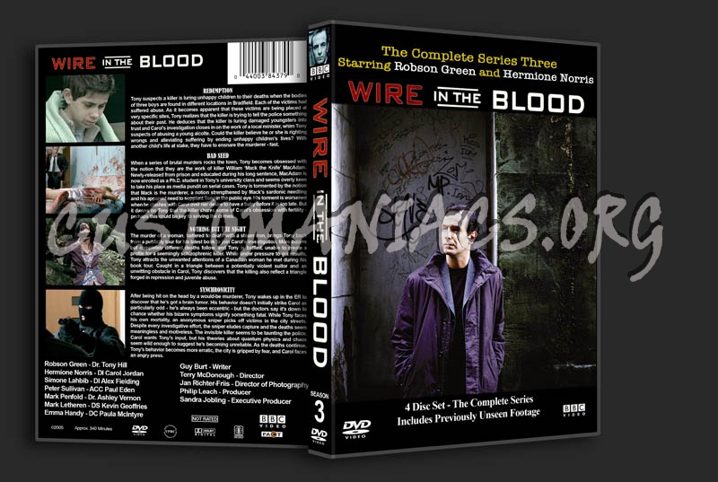 Wire in the Blood: Season 3 dvd cover