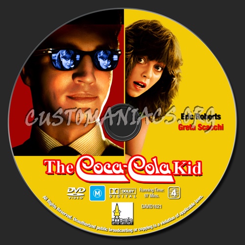 The Coca Cola Kid dvd label