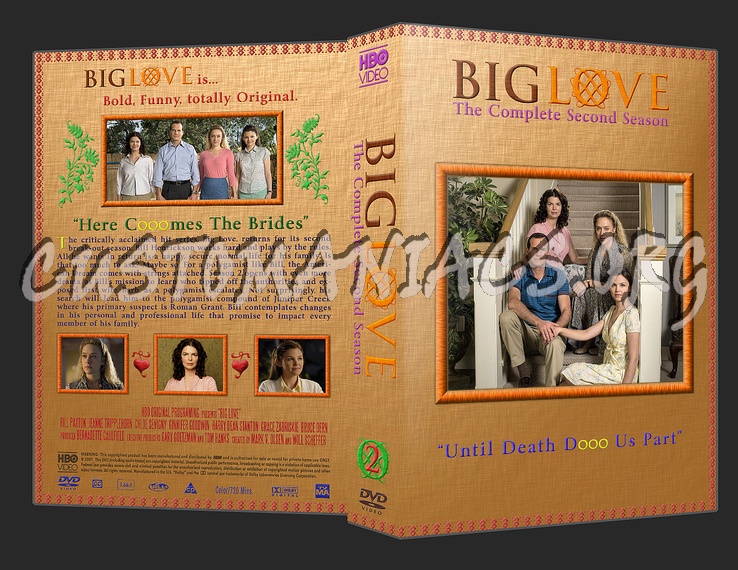 Big Love - Season 1-3 dvd cover