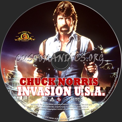 Invasion USA dvd label