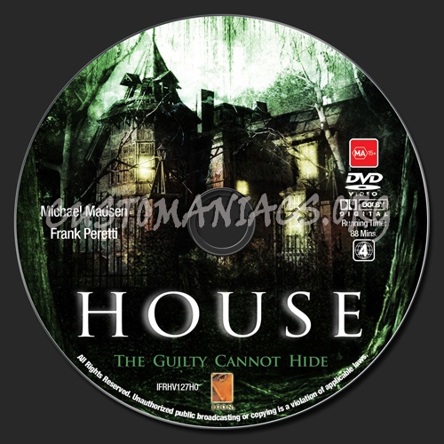 House dvd label