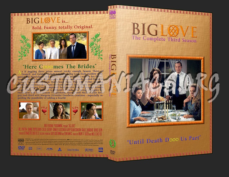 Big Love Season 3 dvd cover