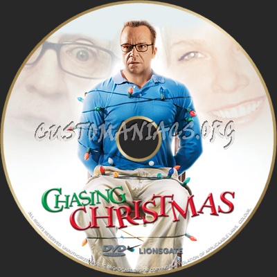 Chasing Christmas dvd label