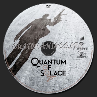 Quantum Of Solace dvd label