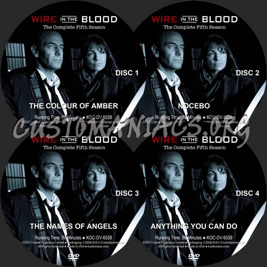 Wire in the Blood: Season 5 dvd label