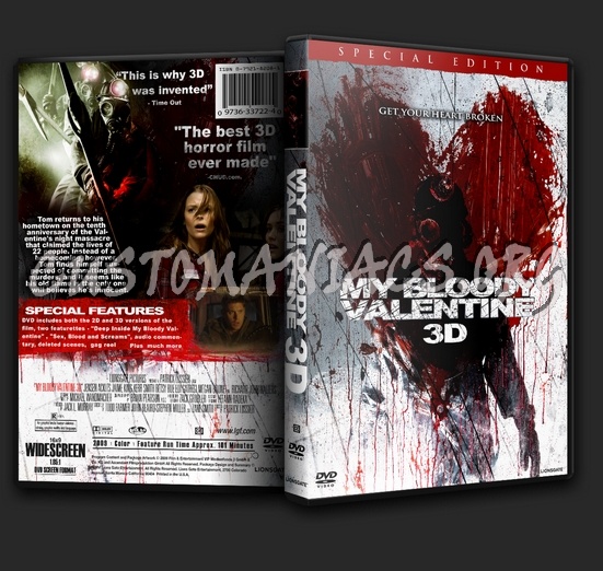 My Bloody Valentine 3D dvd cover