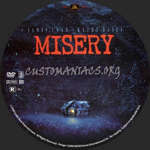 Misery dvd label