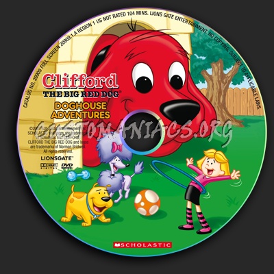 Clifford the Big Red Dog: Doghouse Adventures dvd label