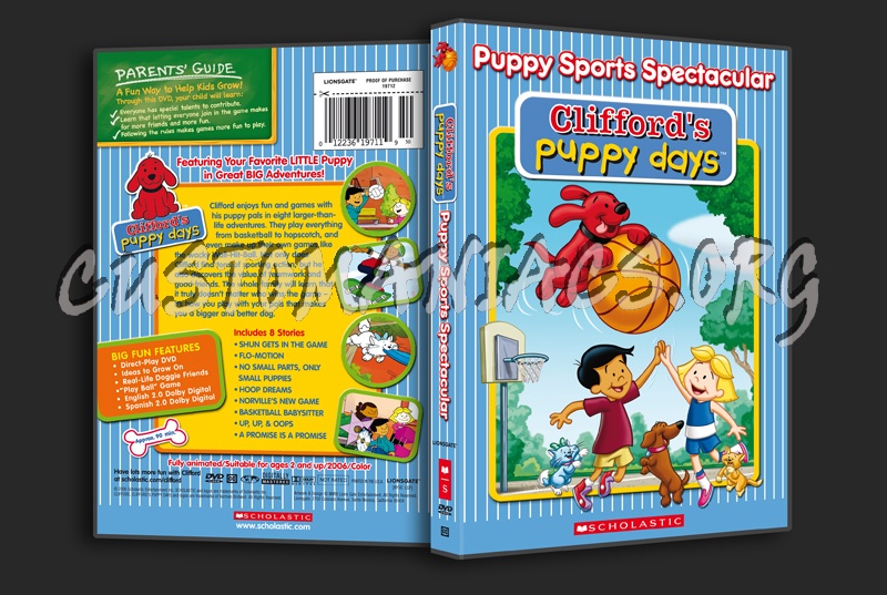 Clifford's Puppy Days: Puppy Sports Spectacular dvd cover