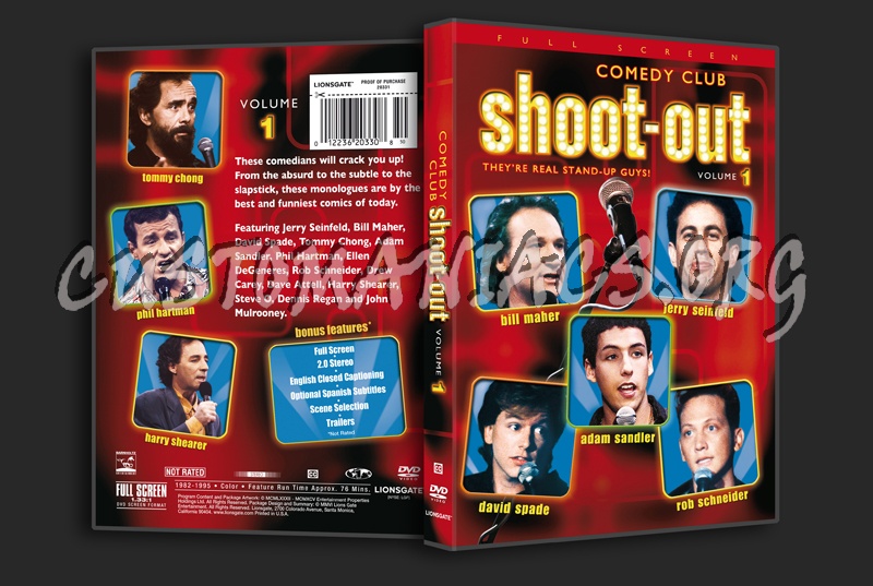 Comedy Club Shoot-Out Volume 1 dvd cover