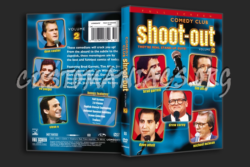 Comedy Club Shoot-Out Volume 2 dvd cover