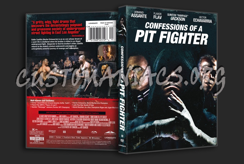 Confessions of a Pit Fighter dvd cover
