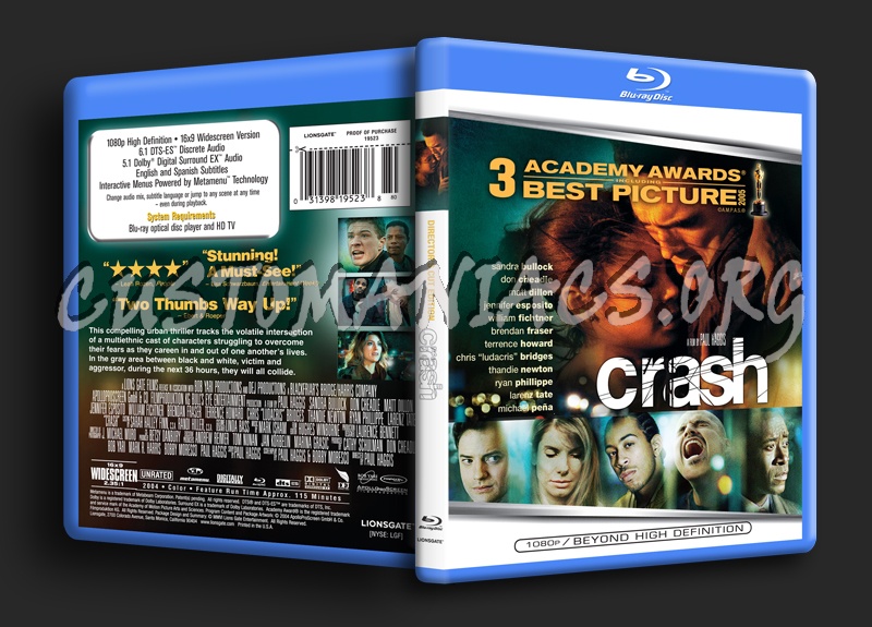 Crash blu-ray cover