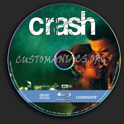 Crash blu-ray label