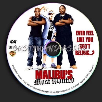 Malibu's Most Wanted dvd label