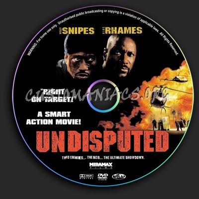 Undisputed dvd label