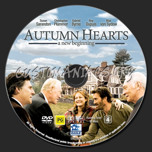 Autumn Hearts dvd label