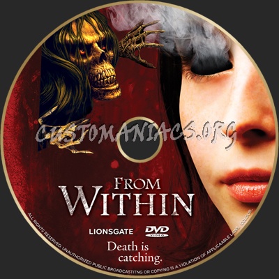 From Within dvd label