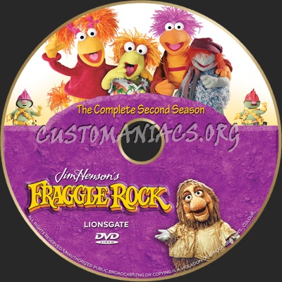 Fraggle Rock Season 2 dvd label