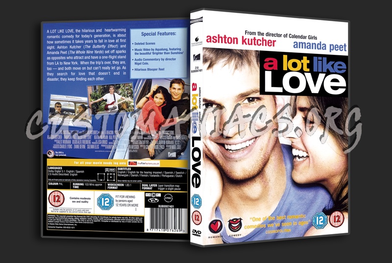 A Lot Like Love dvd cover