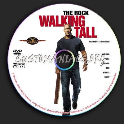 Walking Tall dvd label