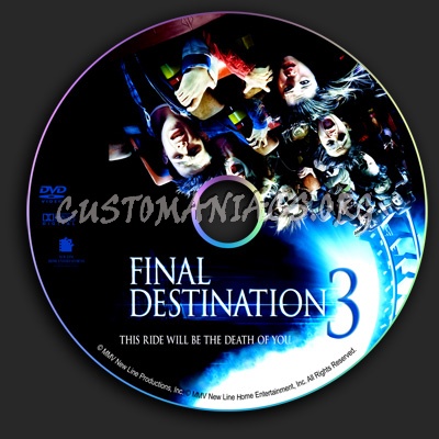 Final Destination 3 dvd label