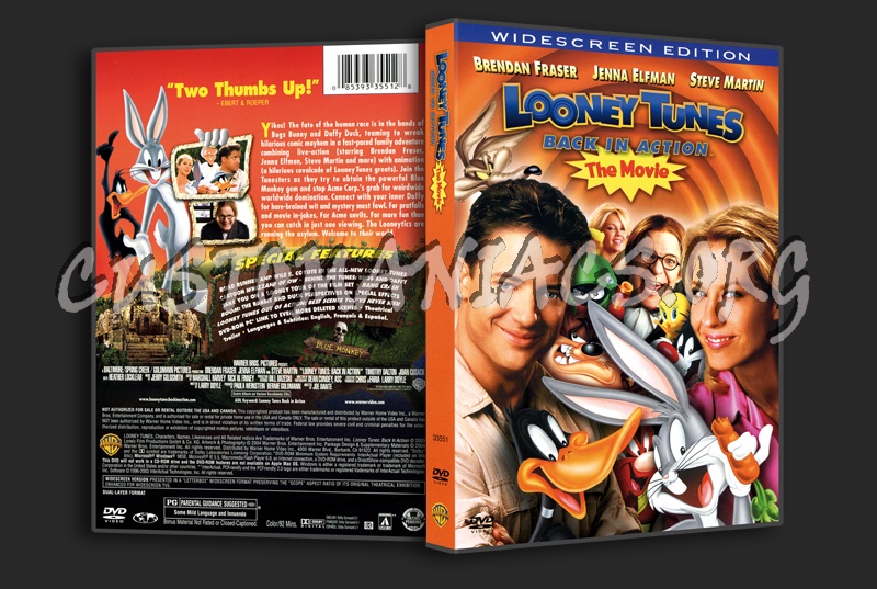 Looney Tunes Back In Action - The Movie dvd cover