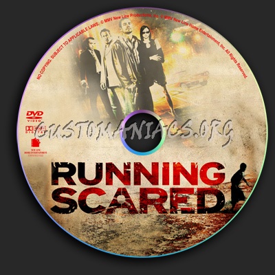 Running Scared dvd label