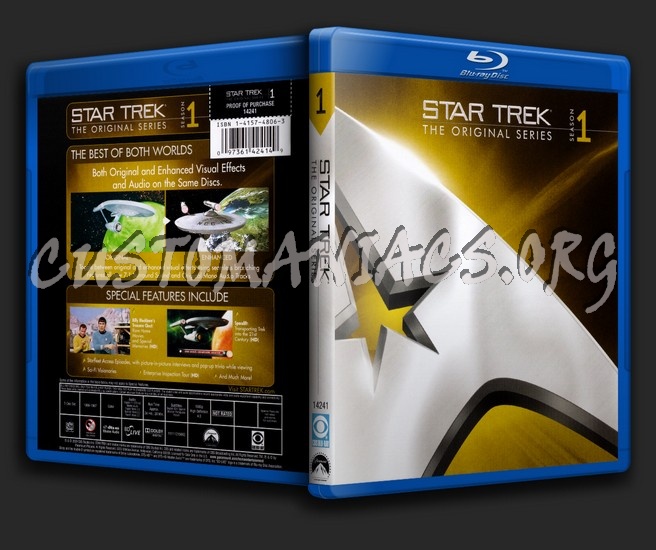 Star Trek-The Original Series-Season 1 blu-ray cover
