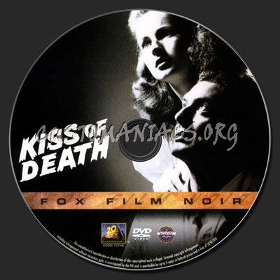 Kiss of Death dvd label