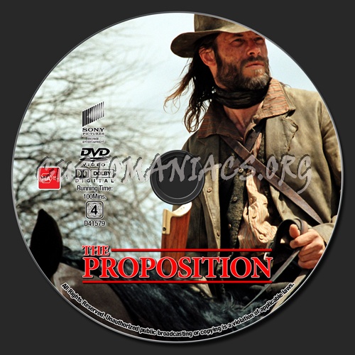 The Proposition dvd label