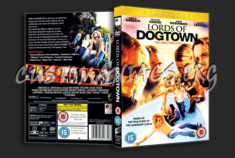 Lords Of Dogtown dvd cover
