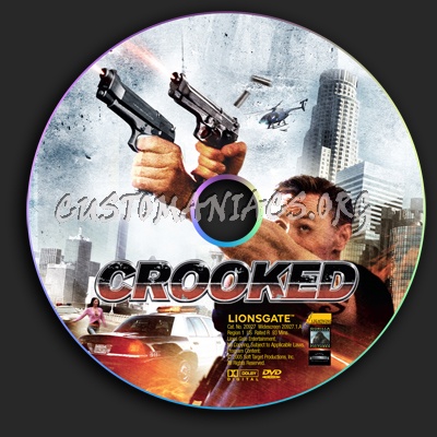 Crooked dvd label