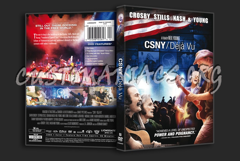 CSNY: Deja Vu dvd cover