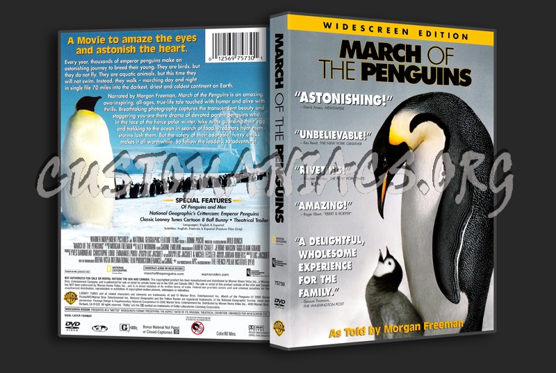 March Of The Penguins dvd cover