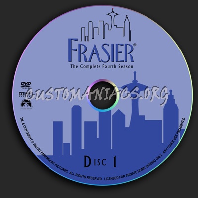 Frasier - Season 4 dvd label