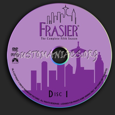 Frasier - Season 5 dvd label