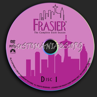 Frasier - Season 6 dvd label
