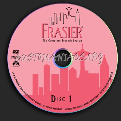 Frasier - Season 7 dvd label